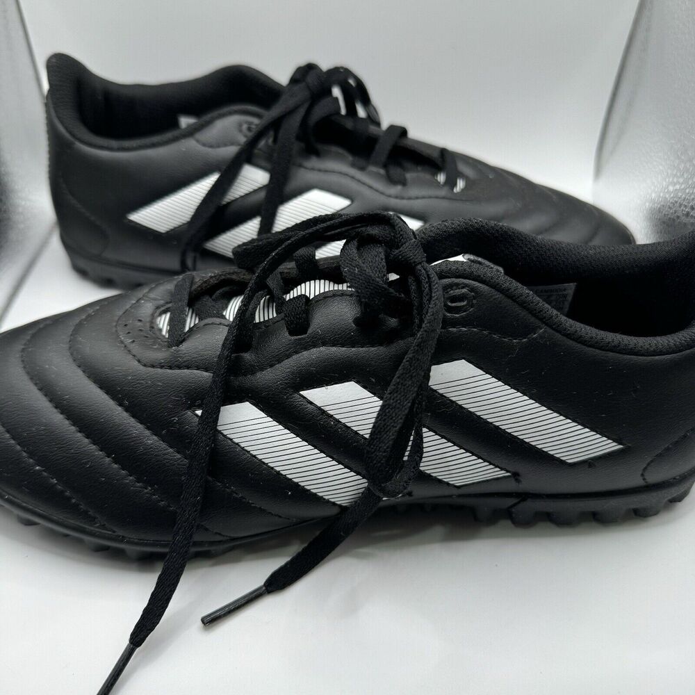 ADIDAS Goletto Viii Turf Indoor Soccer Shoes Black White GY5775 Mens Size 8